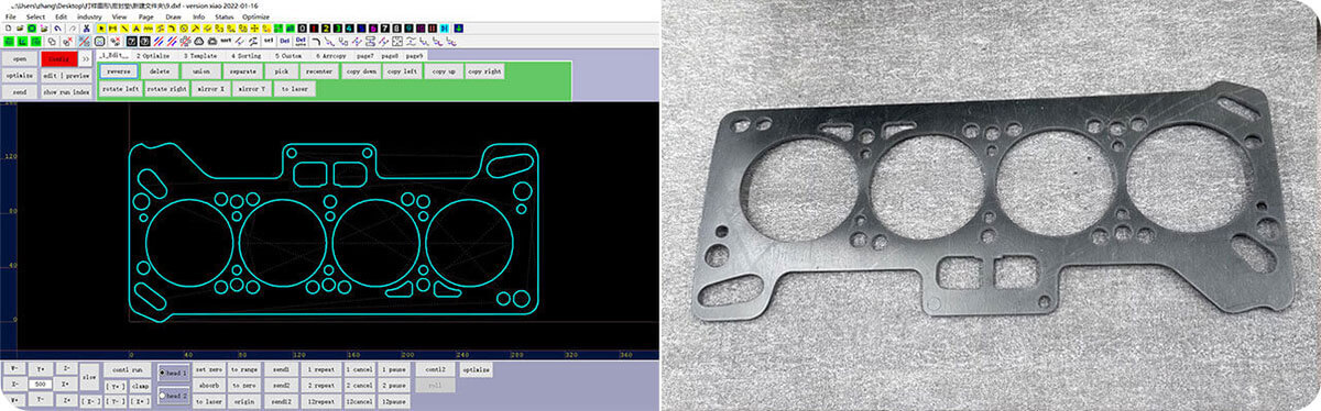 Máquina cortadora de juntas CNC