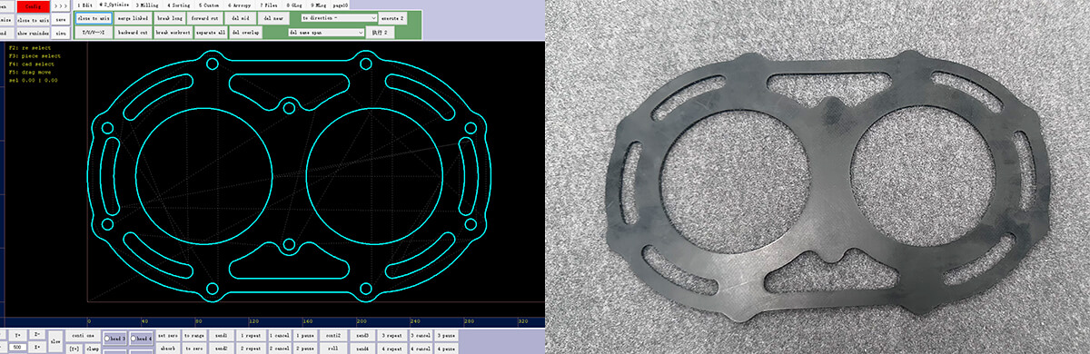 máquina de cortar la junta