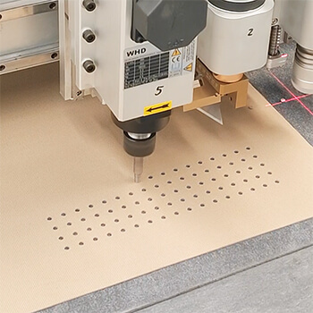 Herramienta de perforación de máquina de corte de panel acústico